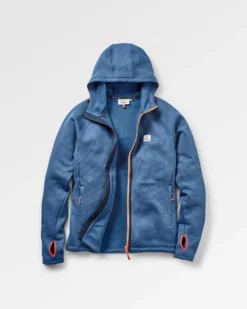 Men's Vertical Full Zip Hooded Fleece