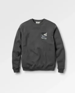Men's Waves & Trees Organic Cotton Sweatshirt
