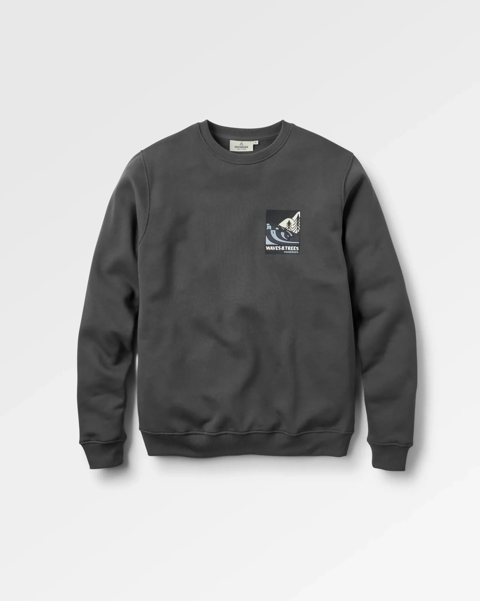 Men's Waves & Trees Organic Cotton Sweatshirt