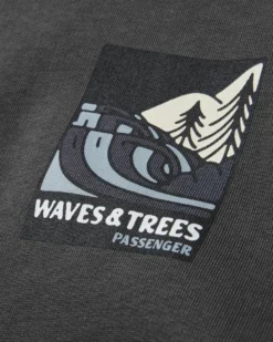 Men's Waves & Trees Organic Cotton Sweatshirt