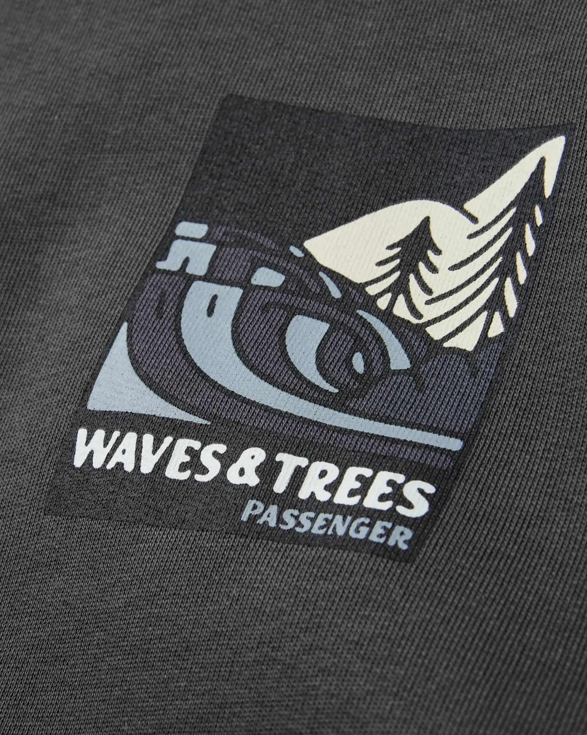 Men's Waves & Trees Organic Cotton Sweatshirt