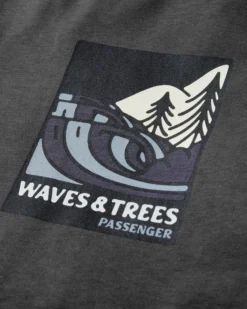 Men's Waves & Trees Organic Cotton T-Shirt