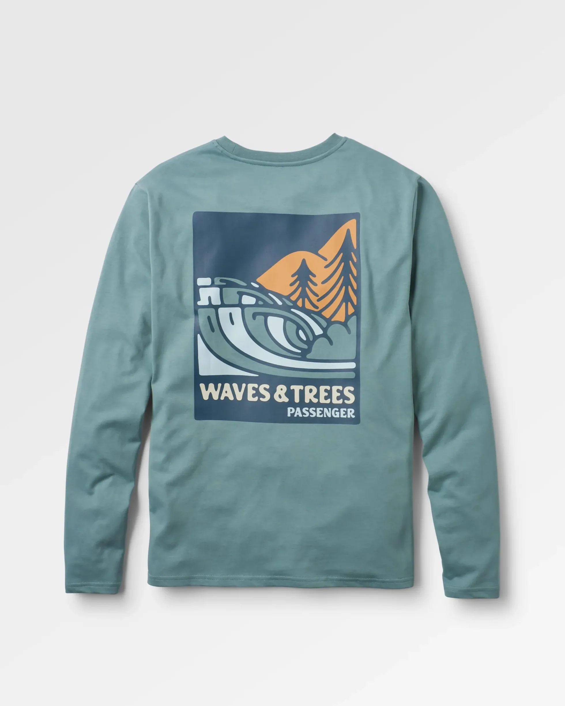 Men's Waves & Trees Organic Cotton LS T-Shirt