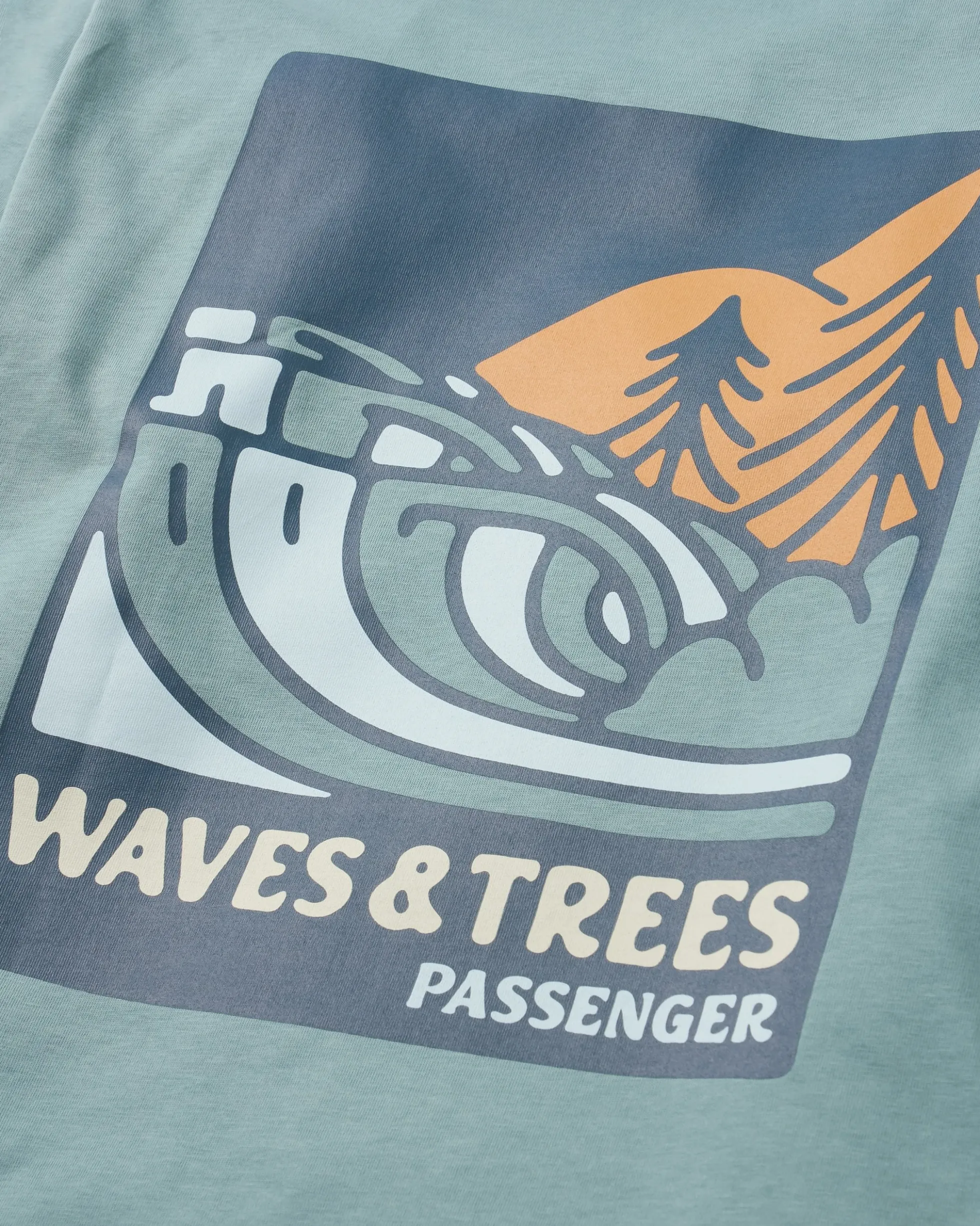 Men's Waves & Trees Organic Cotton LS T-Shirt
