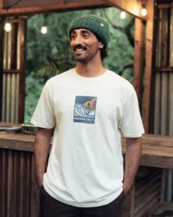 Men's Waves & Trees Organic Cotton T-Shirt