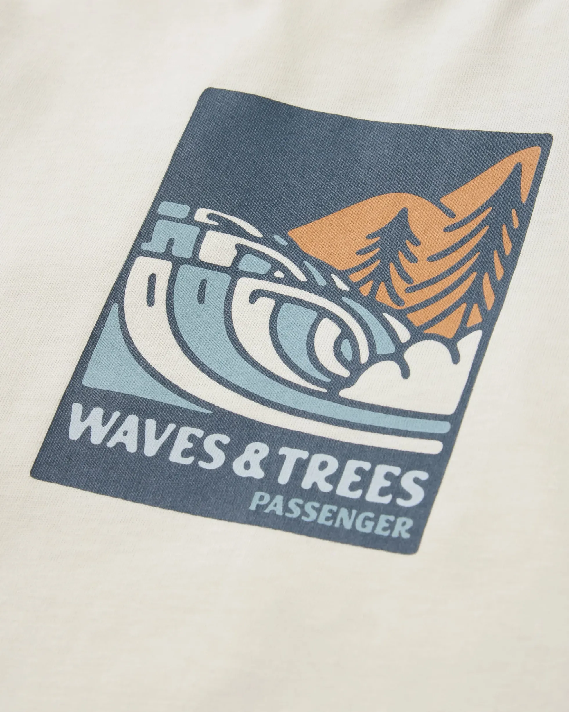 Men's Waves & Trees Organic Cotton T-Shirt