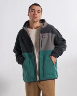 Men's Woodland Full Zip Hooded Polartec® Fleece