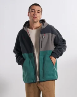 Men's Woodland Full Zip Hooded Polartec® Fleece