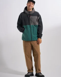 Men's Woodland Full Zip Hooded Polartec® Fleece