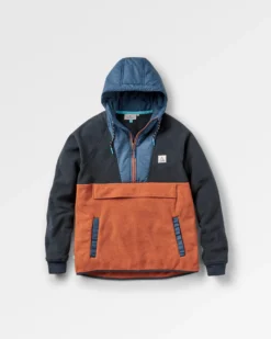 Men's Woodland Hooded 1/2 Zip Polar Fleece