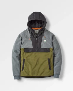 Men's Woodland Hooded 1/2 Zip Polar Fleece
