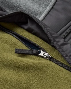 Men's Woodland Hooded 1/2 Zip Polar Fleece