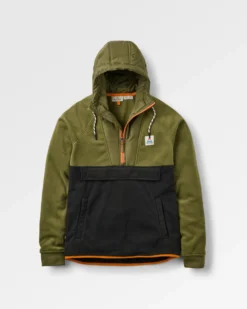 Men's Woodland Hooded 1/2 Zip Polar Fleece