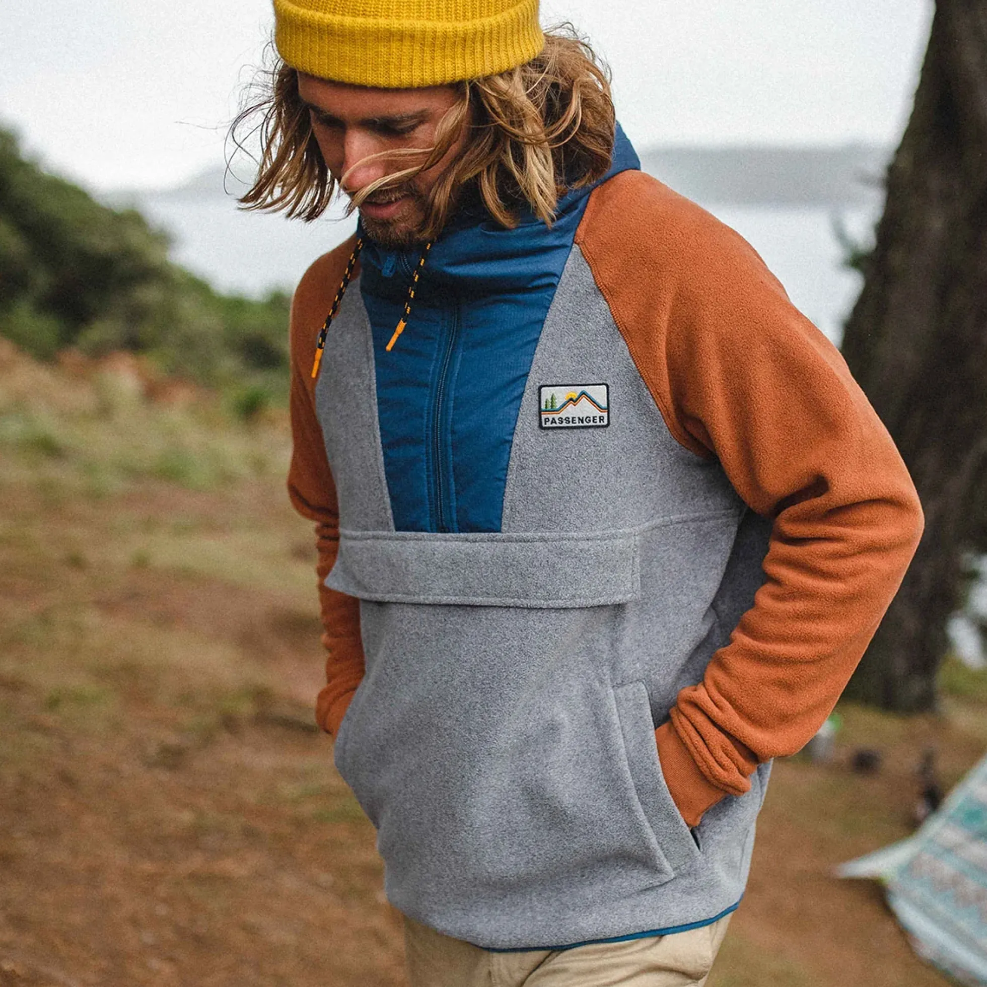 Men's Woodland 1/2 Zip Polar Fleece