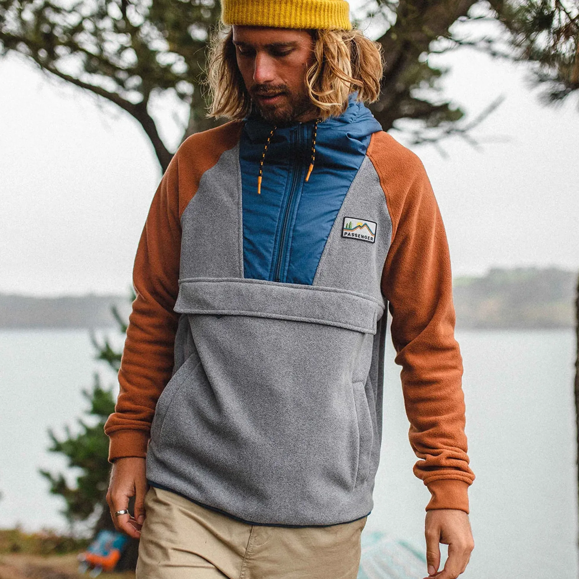 Men's Woodland 1/2 Zip Polar Fleece