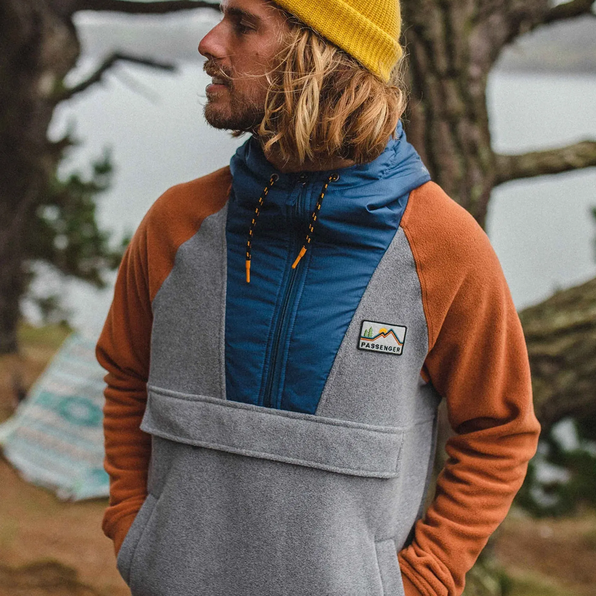 Men's Woodland 1/2 Zip Polar Fleece