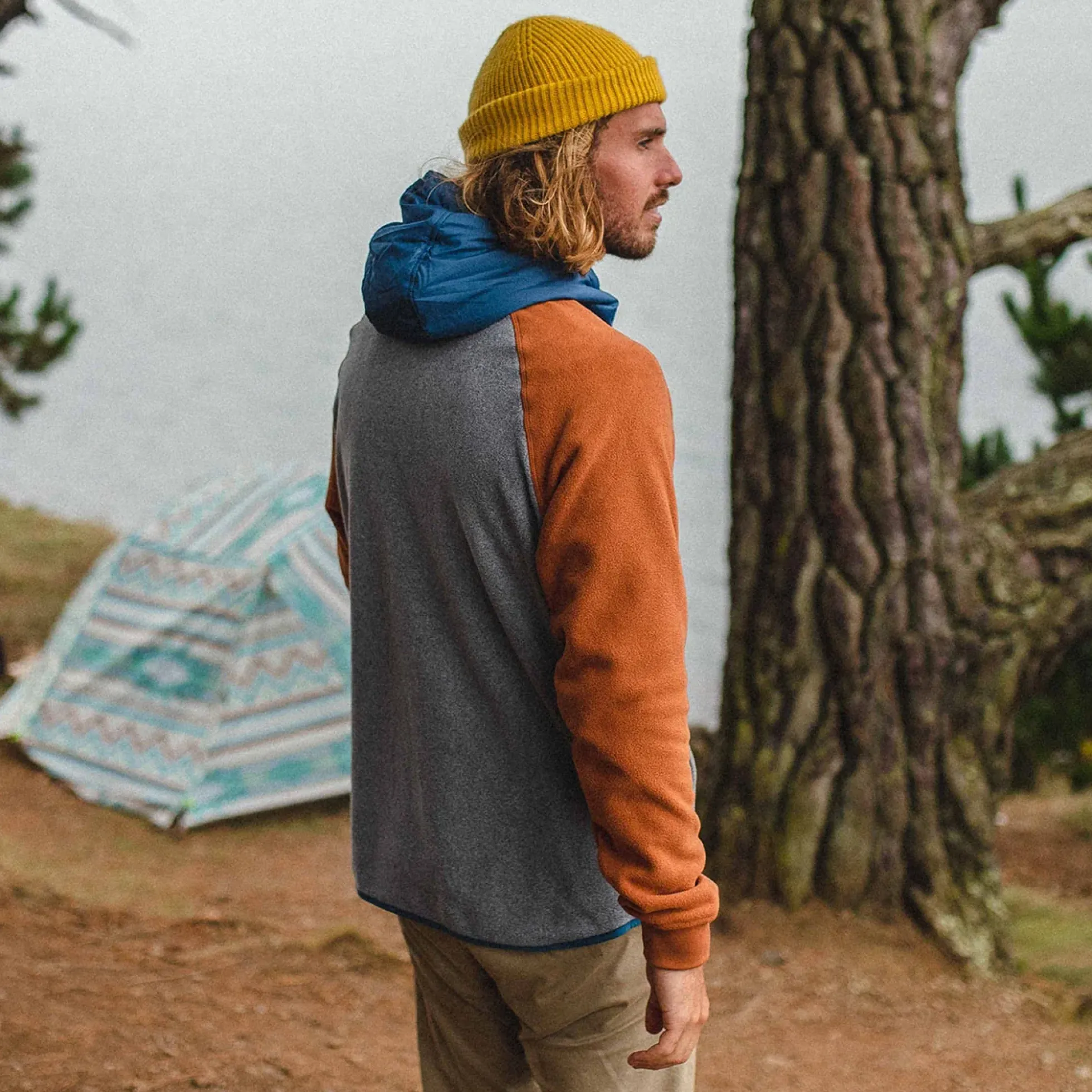 Men's Woodland 1/2 Zip Polar Fleece
