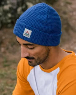 Moss Double Layer Waffle Beanie