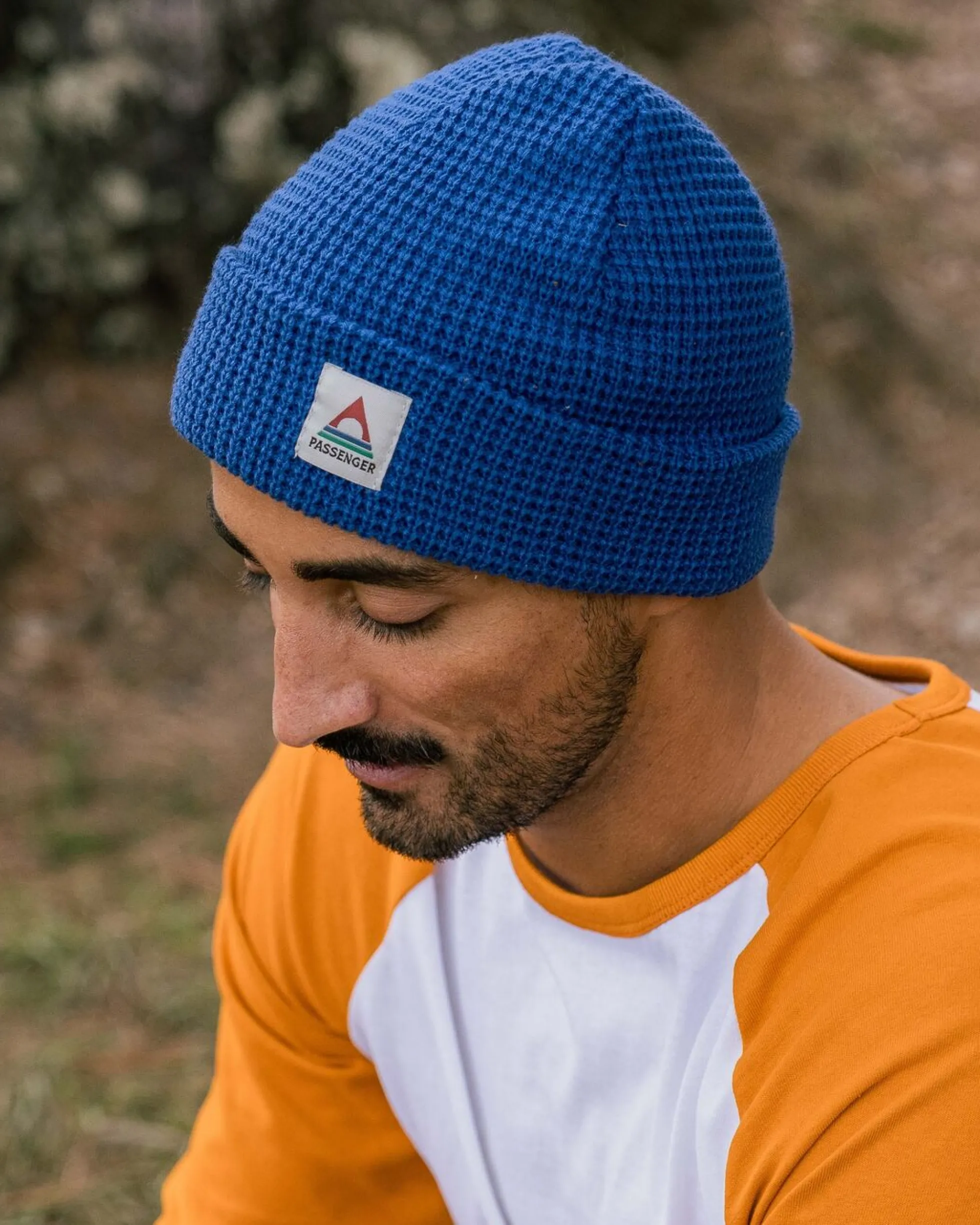 Moss Double Layer Waffle Beanie