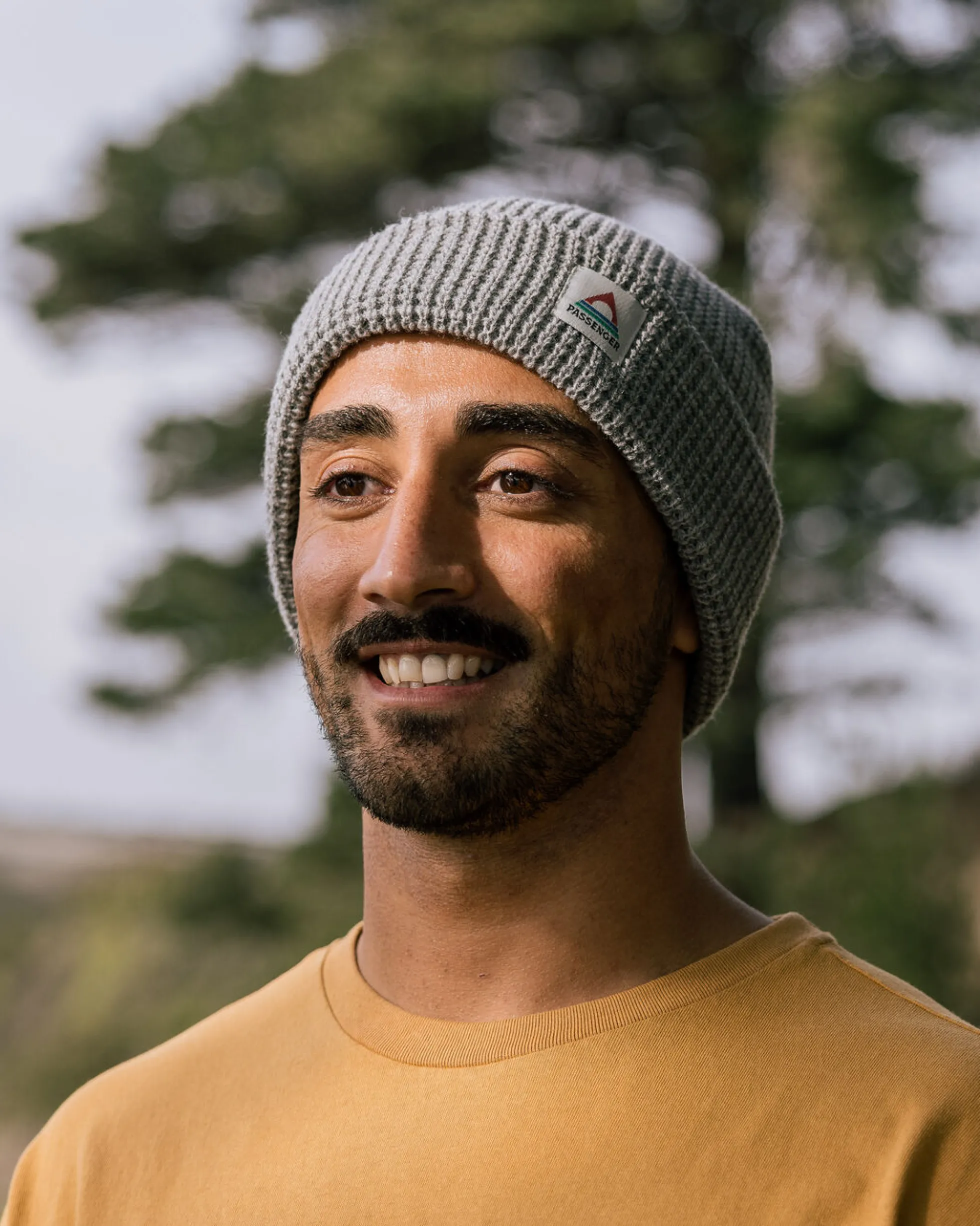 Moss Double Layer Waffle Beanie