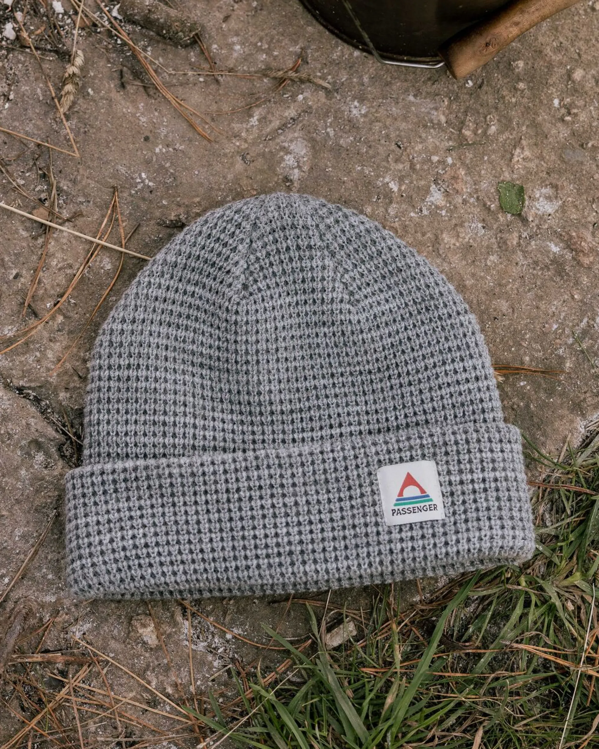Moss Double Layer Waffle Beanie