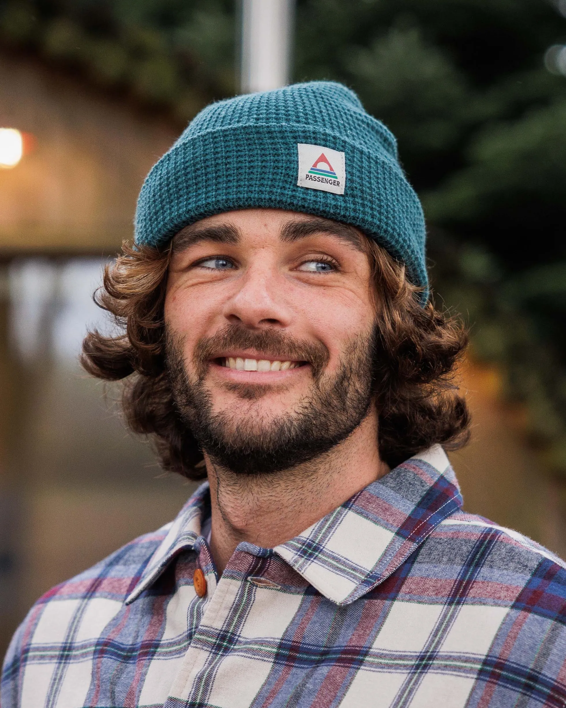 Moss Double Layer Waffle Beanie