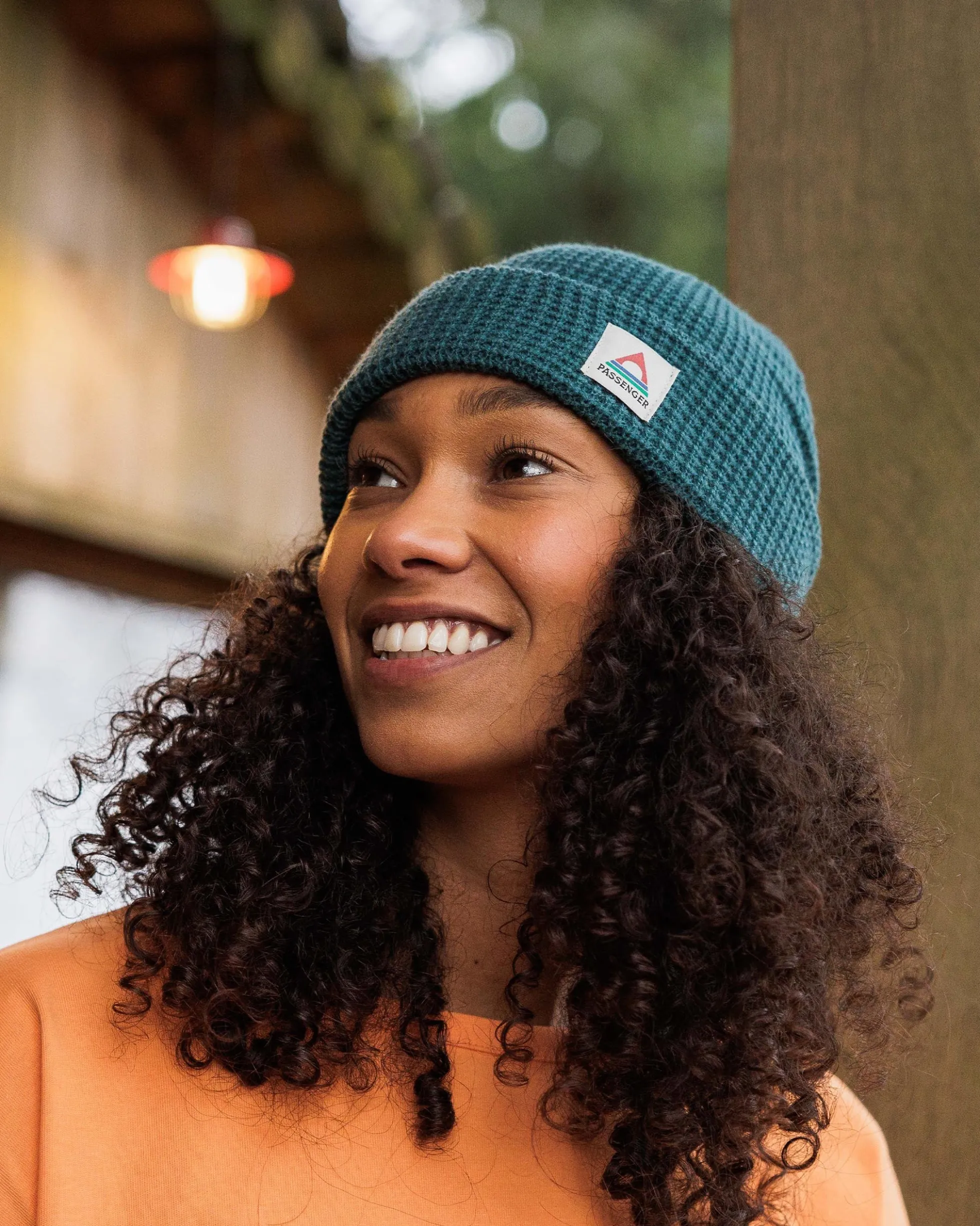 Moss Double Layer Waffle Beanie