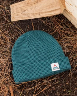 Moss Double Layer Waffle Beanie
