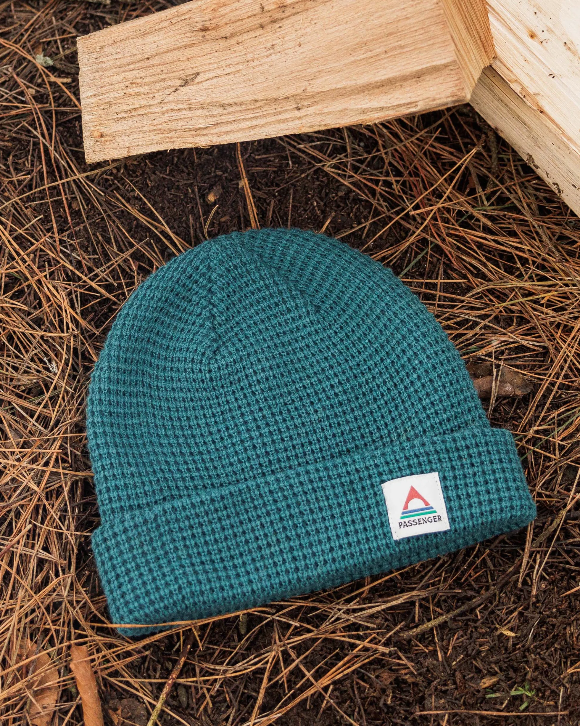 Moss Double Layer Waffle Beanie