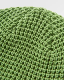 Moss Double Layer Waffle Beanie