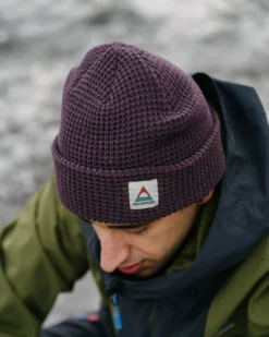 Moss Double Layer Waffle Beanie
