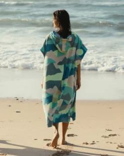 Shoreline Cotton Towel Poncho