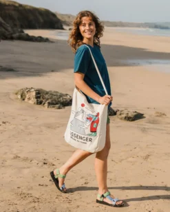 Sneaky Peak Organic Cotton Tote Bag