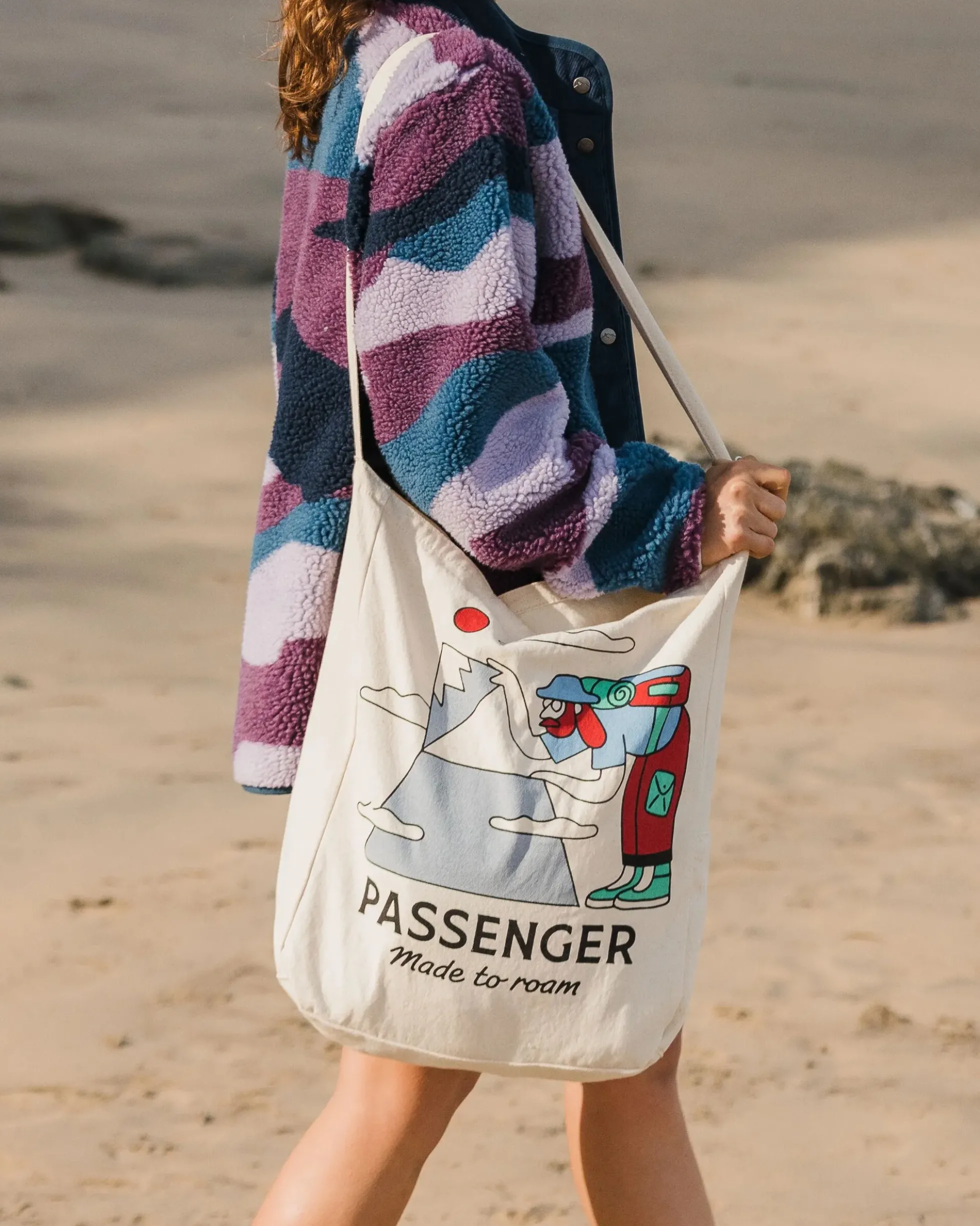 Sneaky Peak Organic Cotton Tote Bag