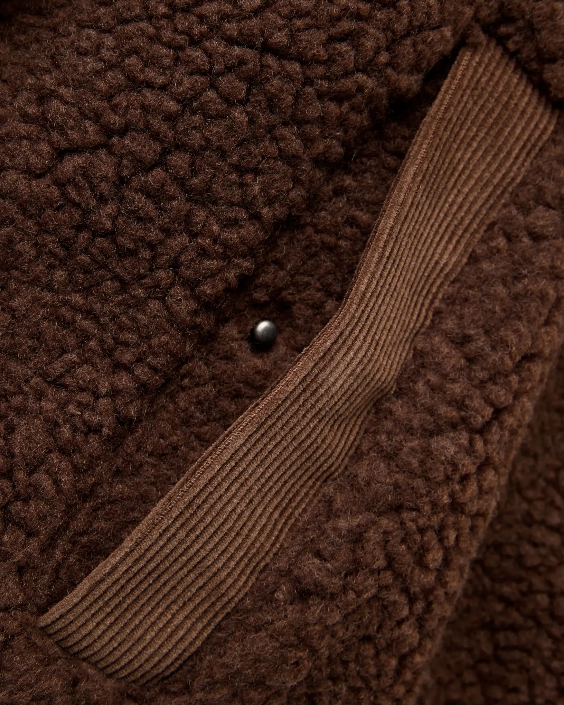 Tawny Deep-Pile Sherpa Fleece