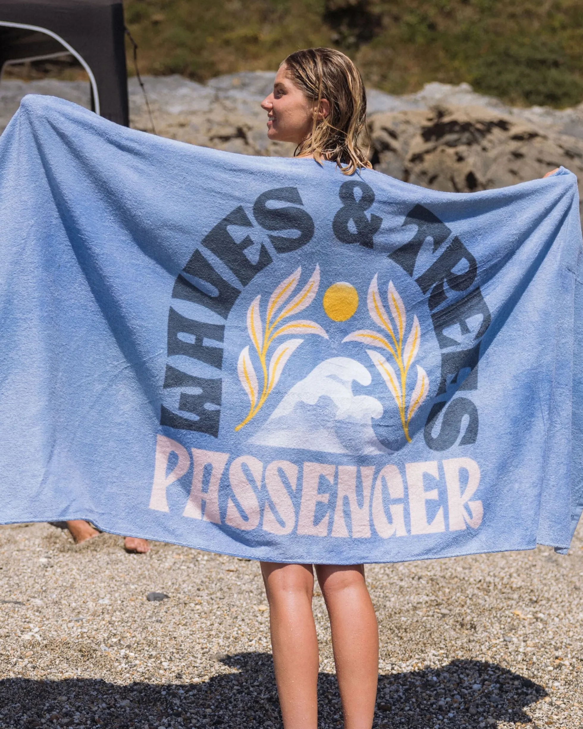 Tideline Organic Cotton Beach Towel