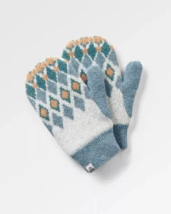 Wave Fleece Lined Mittens