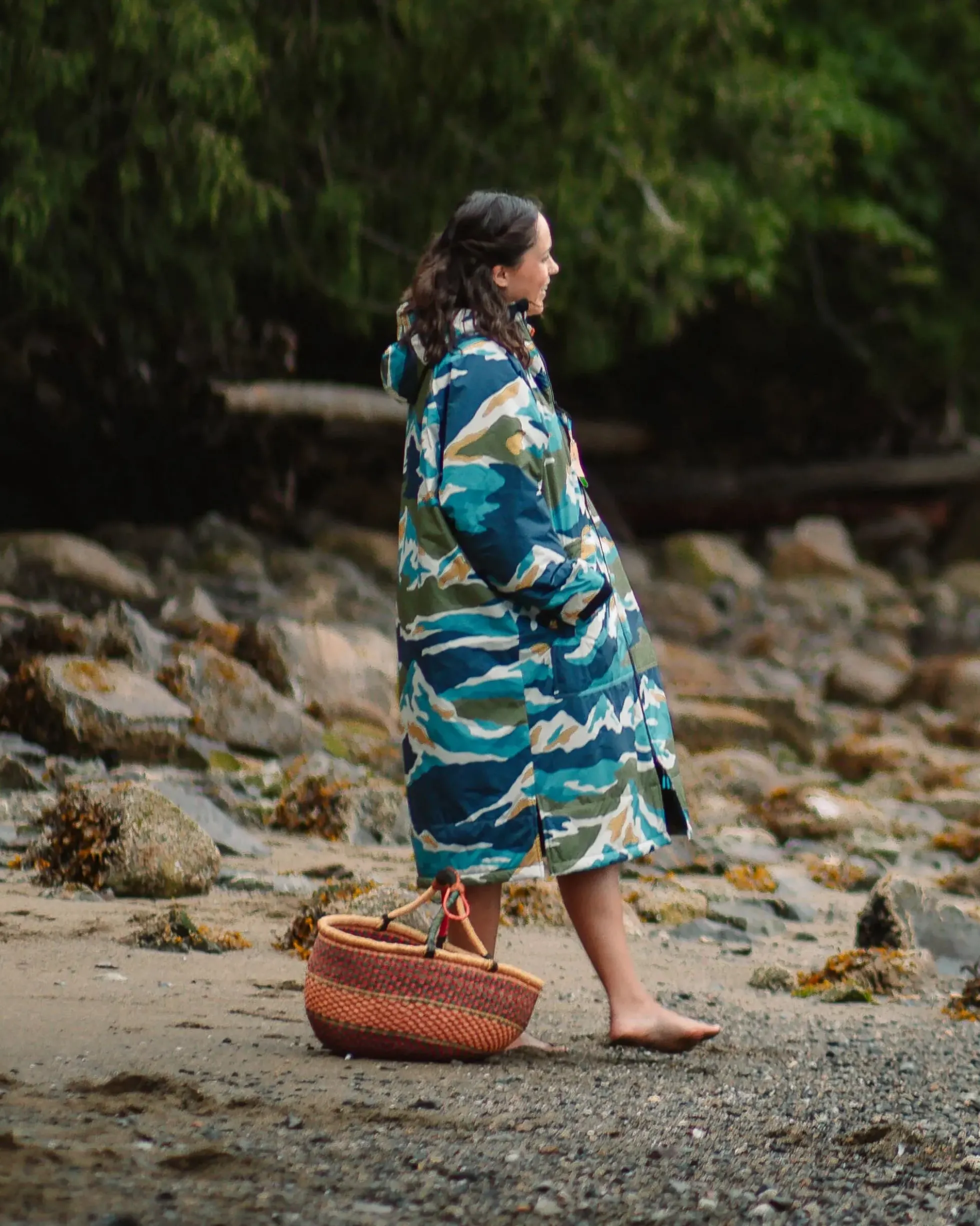 Waves Sherpa Lined Changing Robe