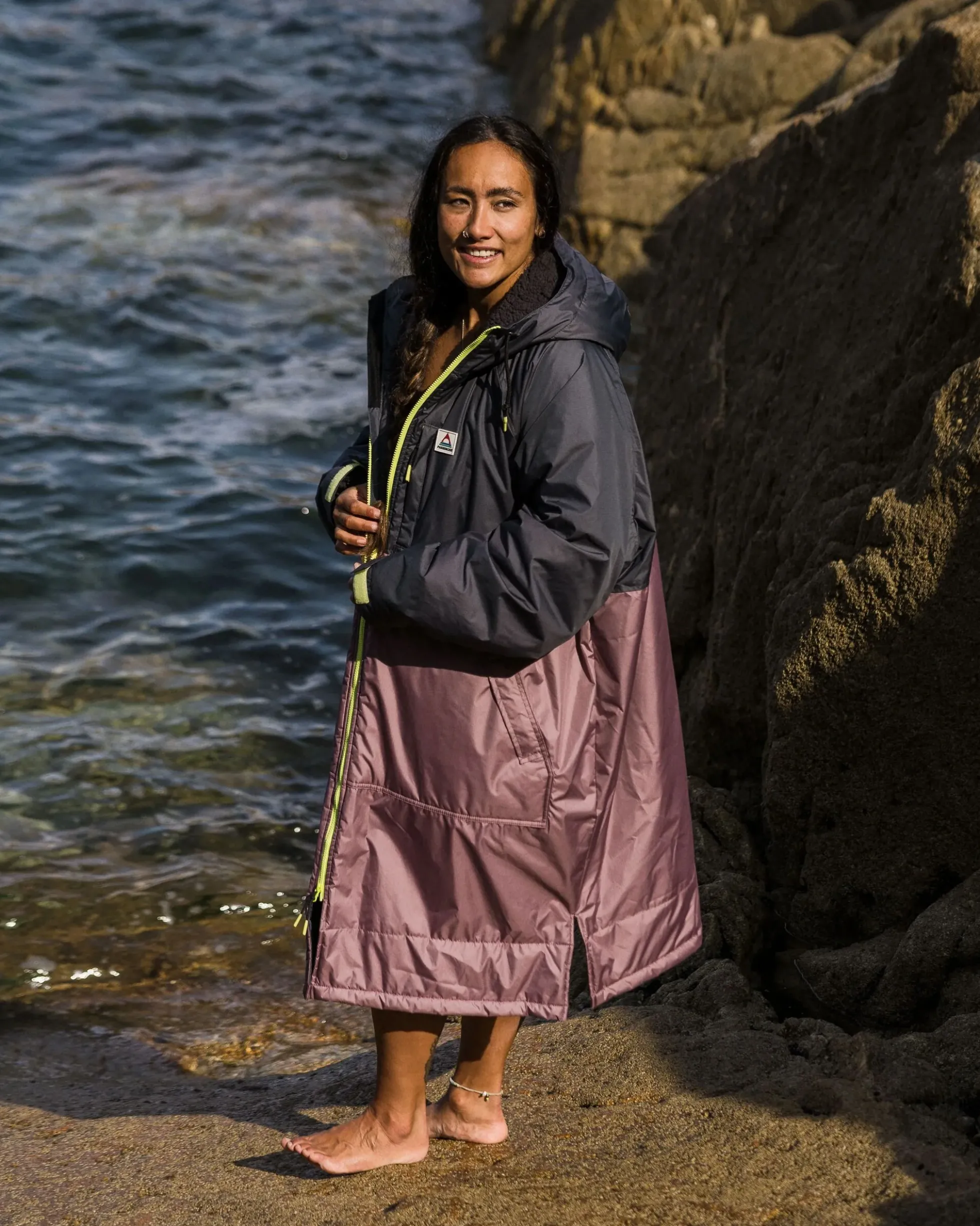 Waves Sherpa Lined Changing Robe