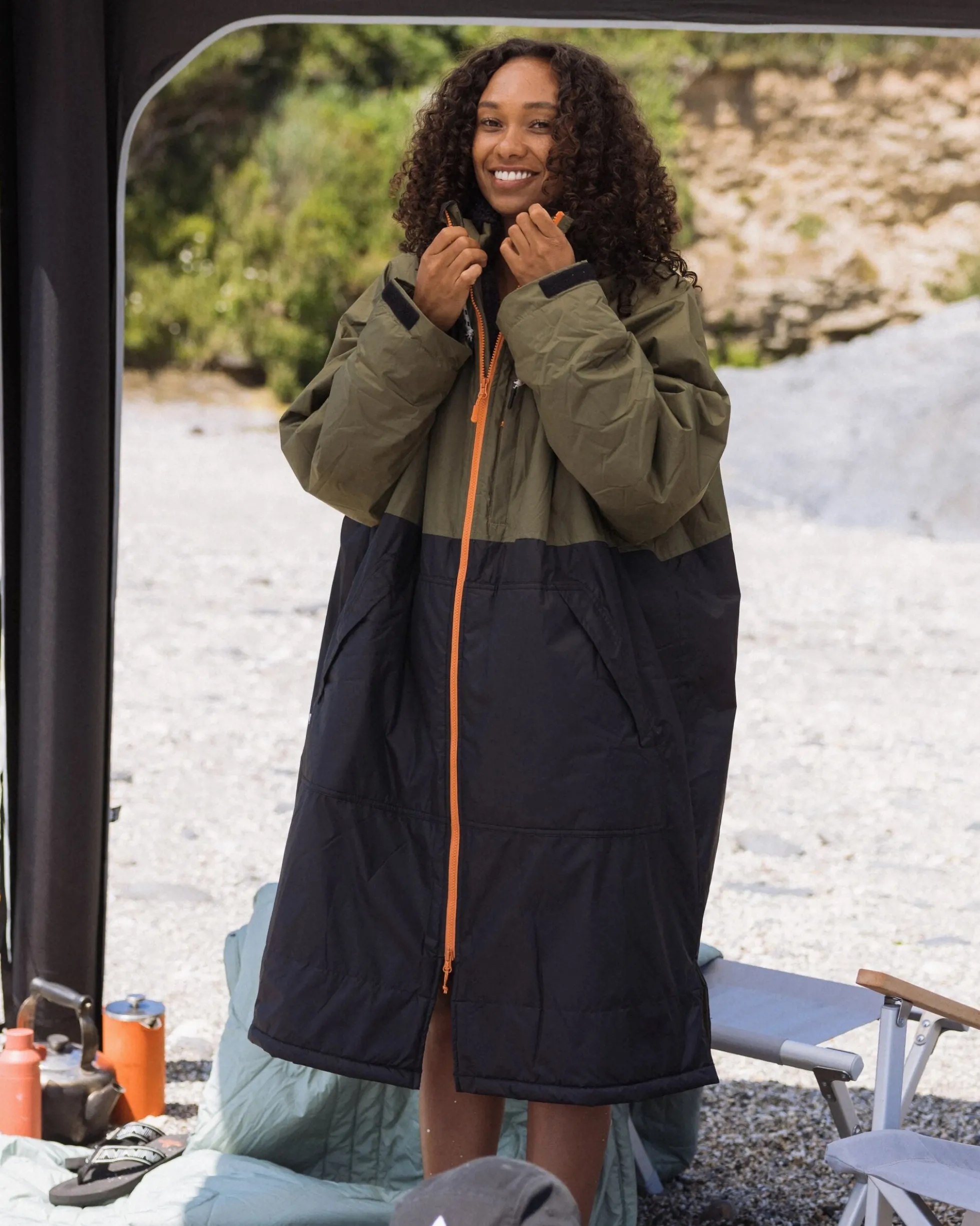 Waves Sherpa Lined Changing Robe