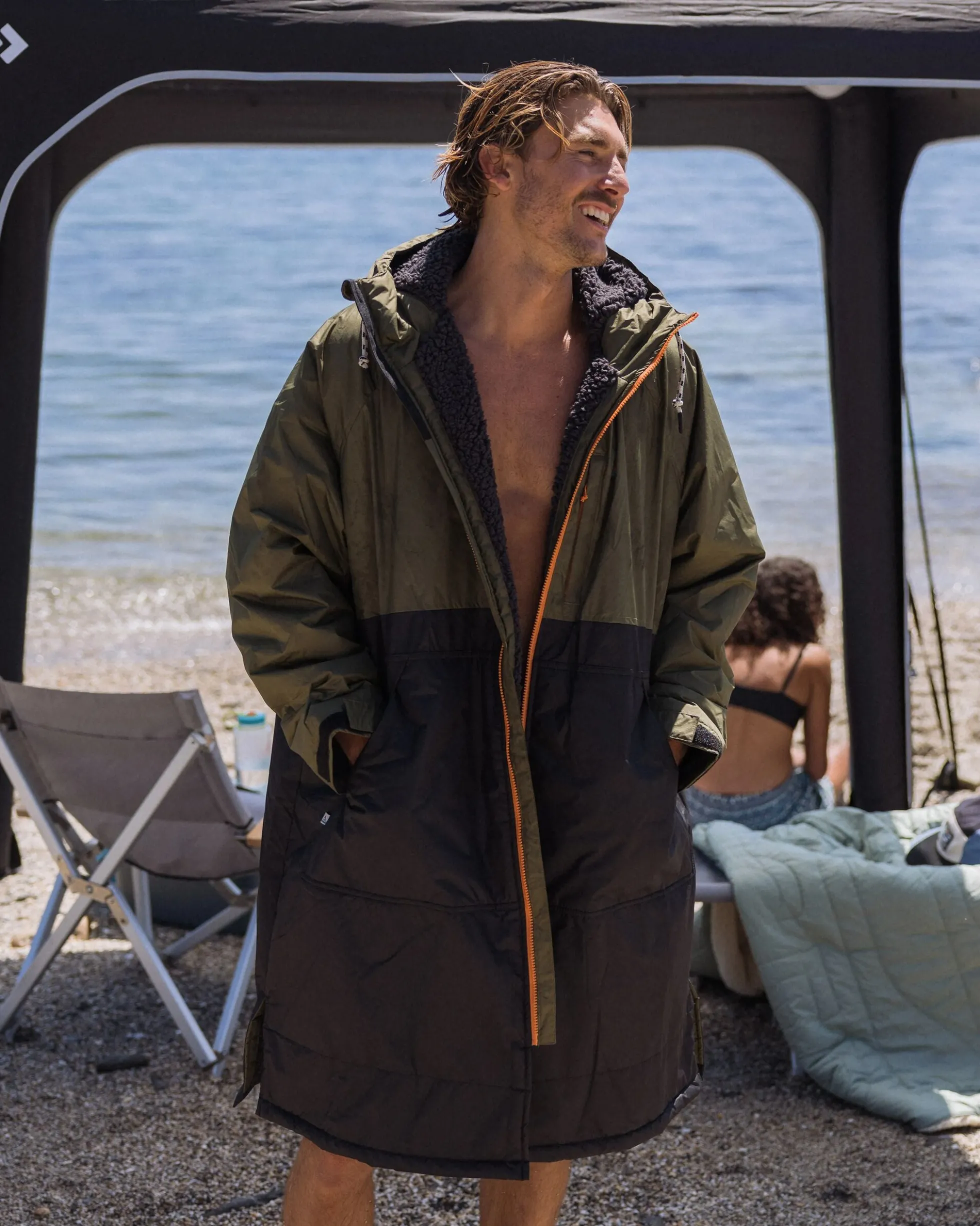 Waves Sherpa Lined Changing Robe