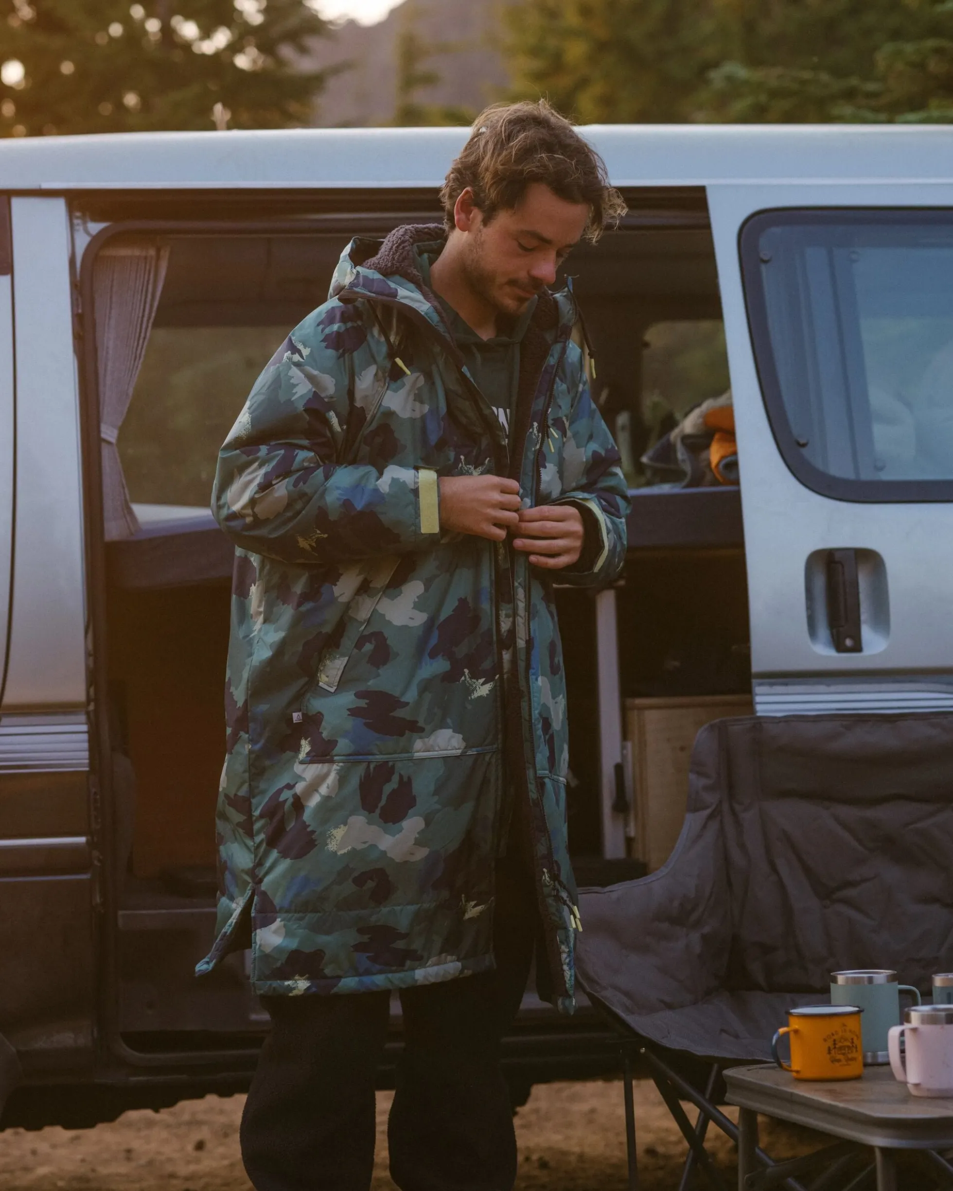 Waves Sherpa Lined Changing Robe