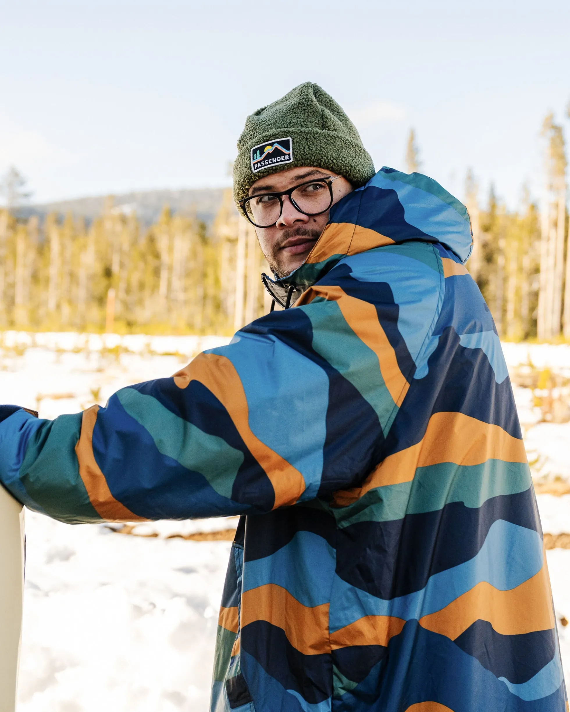 Waves Sherpa Lined Changing Robe