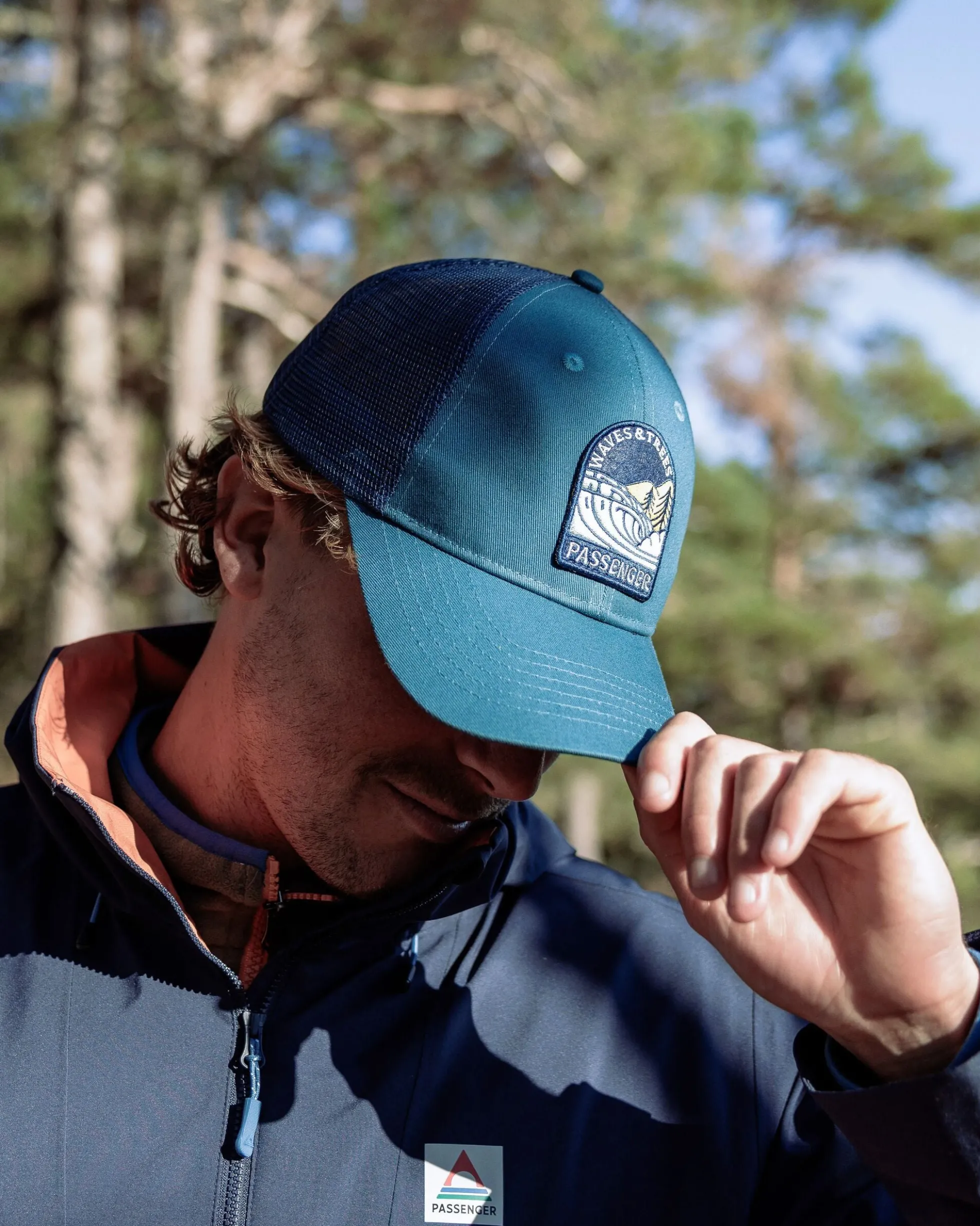 Waves & Trees Organic Cotton Trucker Cap