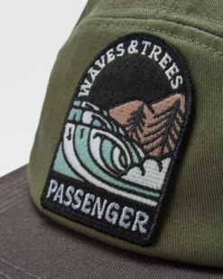 Waves & Trees 5 Panel Cap