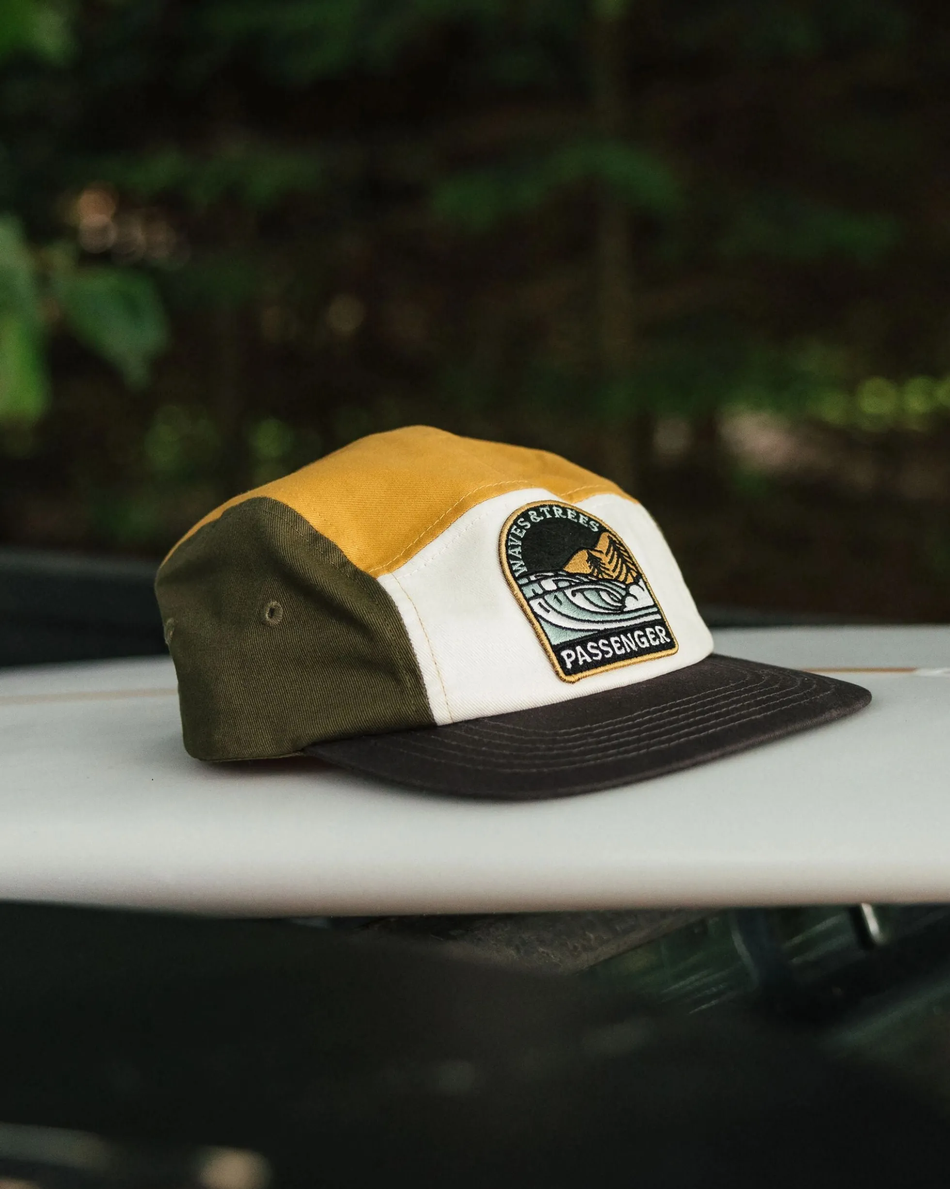 Waves & Trees 5 Panel Cap