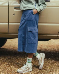 Women's Avian Cord Midi Skirt