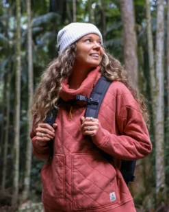 Women's Clementine Quilted High Neck