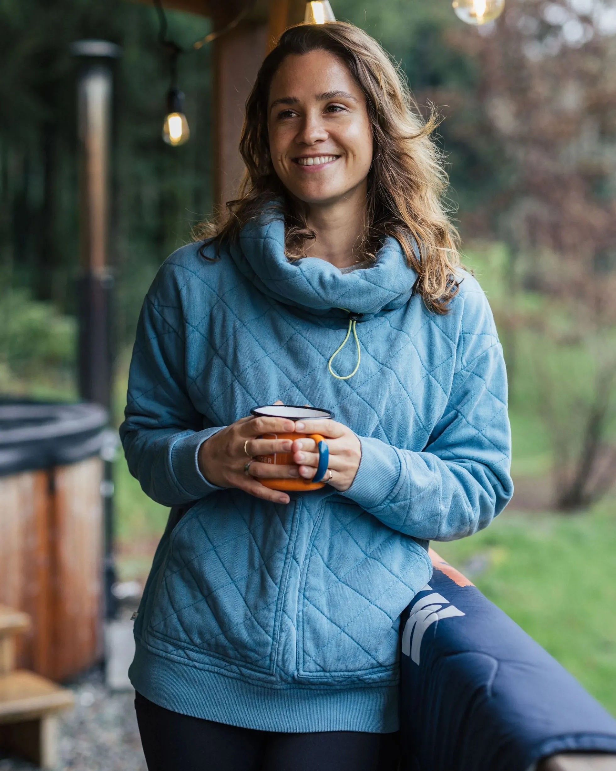 Women's Clementine Quilted High Neck