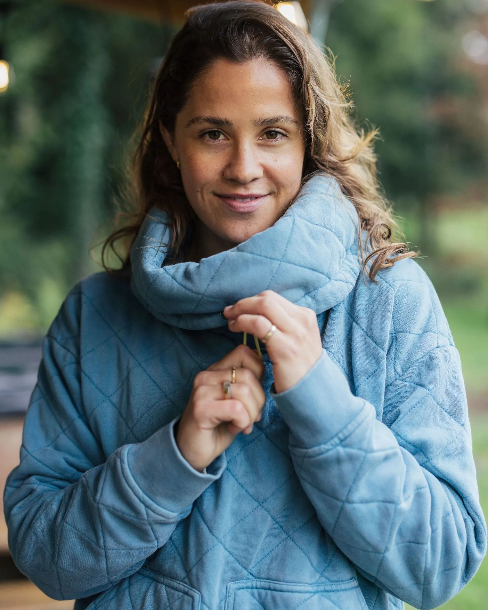 Women's Clementine Quilted High Neck